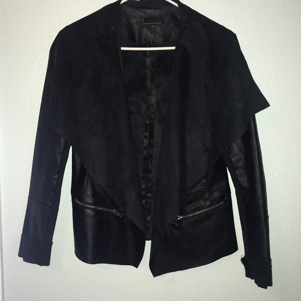 Jeans by Buffalo leather jacket